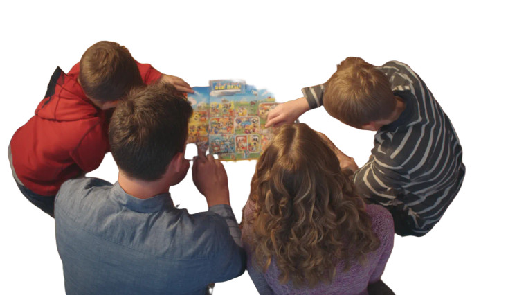 Family Reading Time V3 Vinyl Car Decal Sticker – Waterproof & UV-Resistant 8"