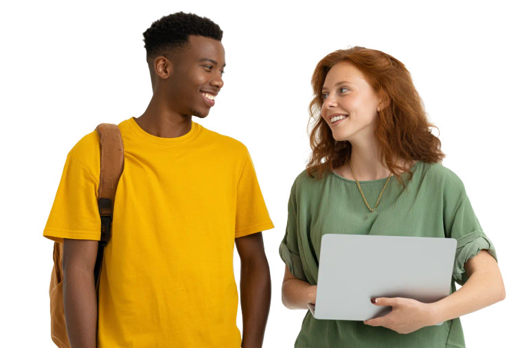 Happy Students Vinyl Car Decal Sticker – Waterproof & UV-Resistant 8"