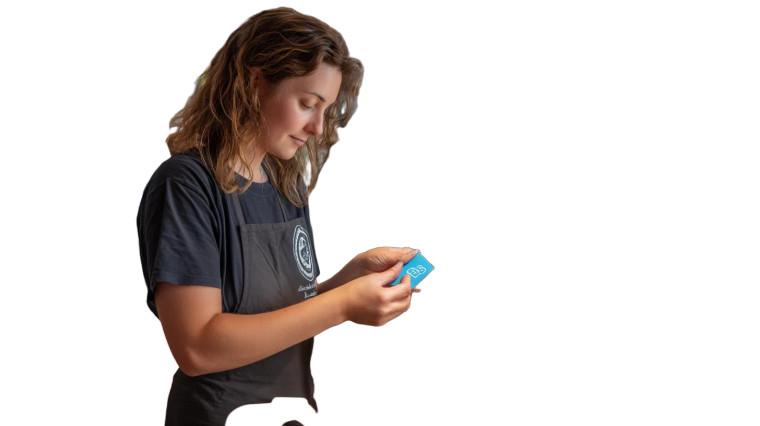 Young Florist Working V2 Vinyl Car Decal Sticker – Waterproof & UV-Resistant 8"