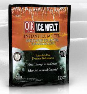 Qik Joe Ice Melt | -25°F Effective Temp | Generates Heat, Bores Through Ice | No Residue | 10lb Bag