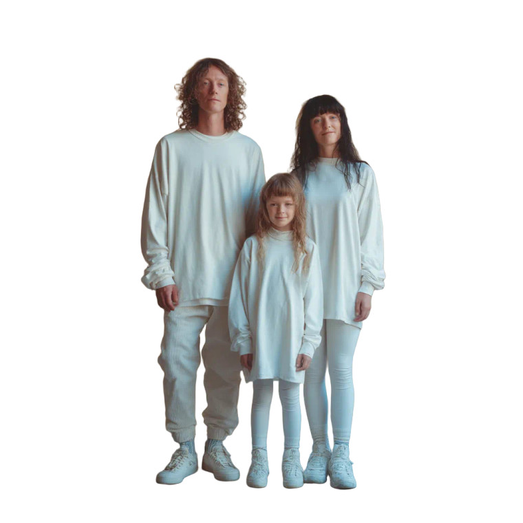 Arty Family Portrait Vinyl Car Decal Sticker – Waterproof & UV-Resistant 8"