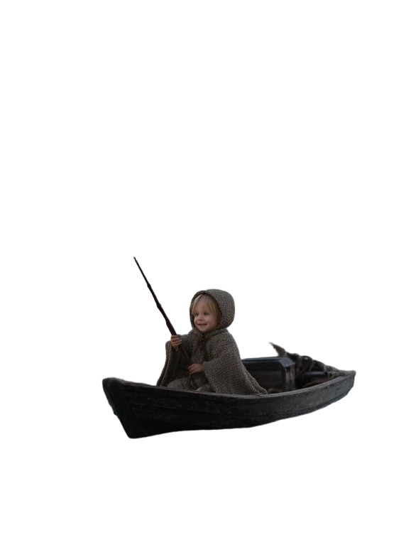 Baby In Magic Cloak Vinyl Car Decal Sticker – Waterproof & UV-Resistant 8"