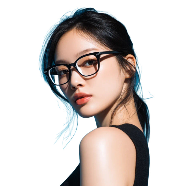 Korean Model Eyewear Vinyl Car Decal Sticker – Waterproof & UV-Resistant 8"