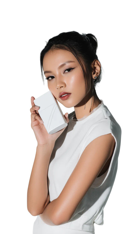 Asian Model Close-Up V3 Vinyl Car Decal Sticker – Waterproof & UV-Resistant 8"