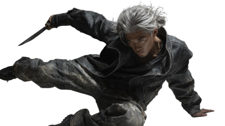 Dynamic Breakdancing Fighter Vinyl Car Decal Sticker – Waterproof & UV-Resistant 8"