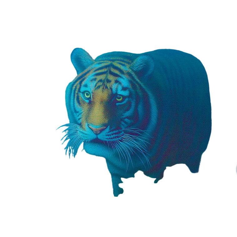 Tiger V32 Vinyl Car Decal Sticker – Waterproof & UV-Resistant 8"