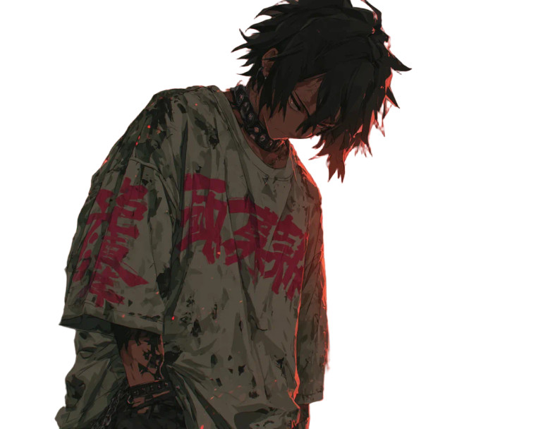Rengoku In Streetwear Vinyl Car Decal Sticker – Waterproof & UV-Resistant 8"