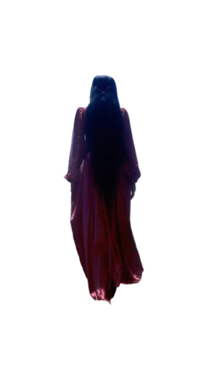 Silhouette Vampire Walking Vinyl Car Decal Sticker – Waterproof & UV-Resistant 8"