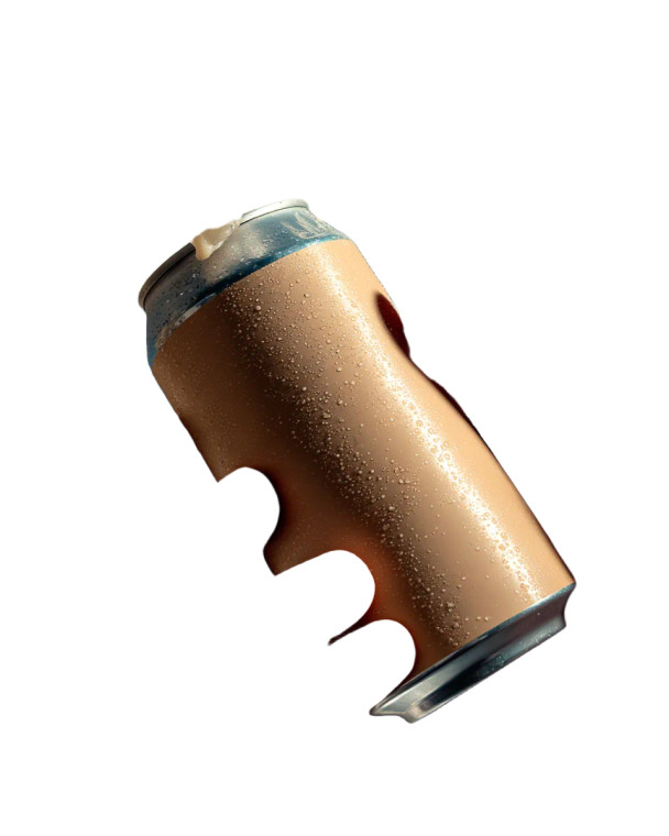 Beer Can Opening Vinyl Car Decal Sticker – Waterproof & UV-Resistant 8"