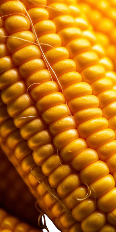 Yellow Corn Close-Up Vinyl Car Decal Sticker – Waterproof & UV-Resistant 8"