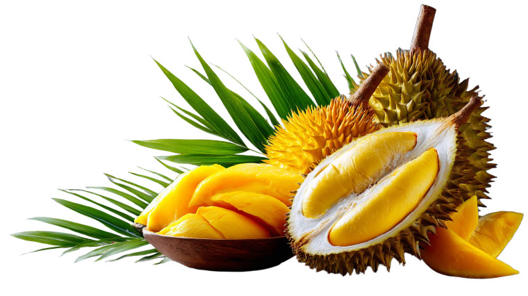 Durian Product Vinyl Car Decal Sticker – Waterproof & UV-Resistant 8"