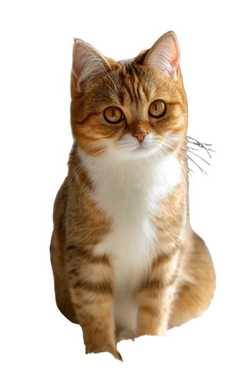 Korean Shorthair Cat Vinyl Car Decal Sticker – Waterproof & UV-Resistant 8"