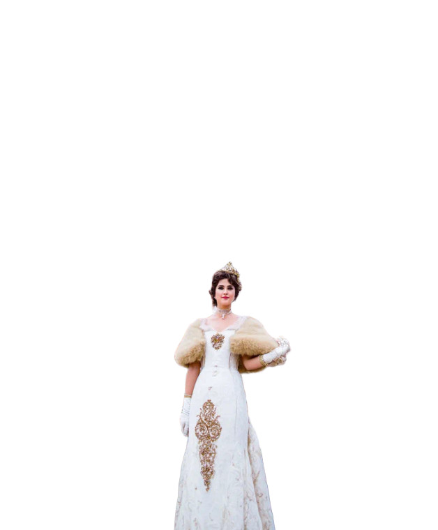 Glamorous Belle Epoque Woman Vinyl Car Decal Sticker – Waterproof & UV-Resistant 8"