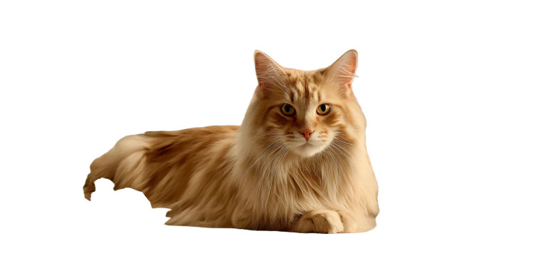 Golden Cat Close-Up Vinyl Car Decal Sticker – Waterproof & UV-Resistant 8"