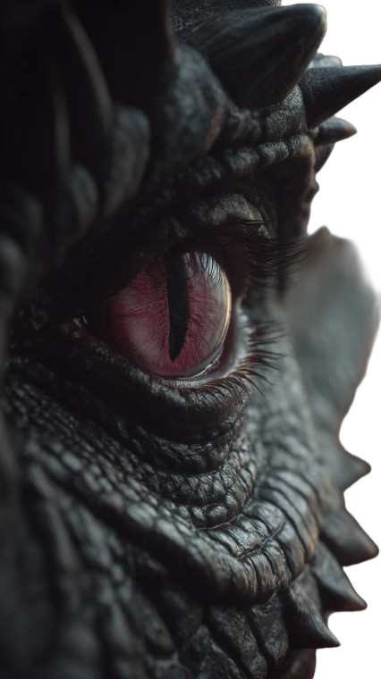 Dragon'S Eye Close-Up V2 Vinyl Car Decal Sticker – Waterproof & UV-Resistant 8"