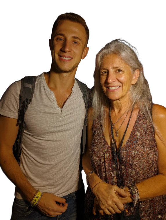 Festival Couple Vinyl Car Decal Sticker – Waterproof & UV-Resistant 8"