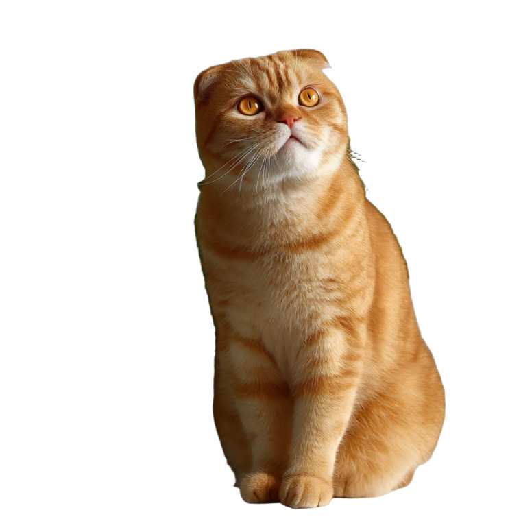 Scottish Fold Cat V6 Vinyl Car Decal Sticker – Waterproof & UV-Resistant 8"