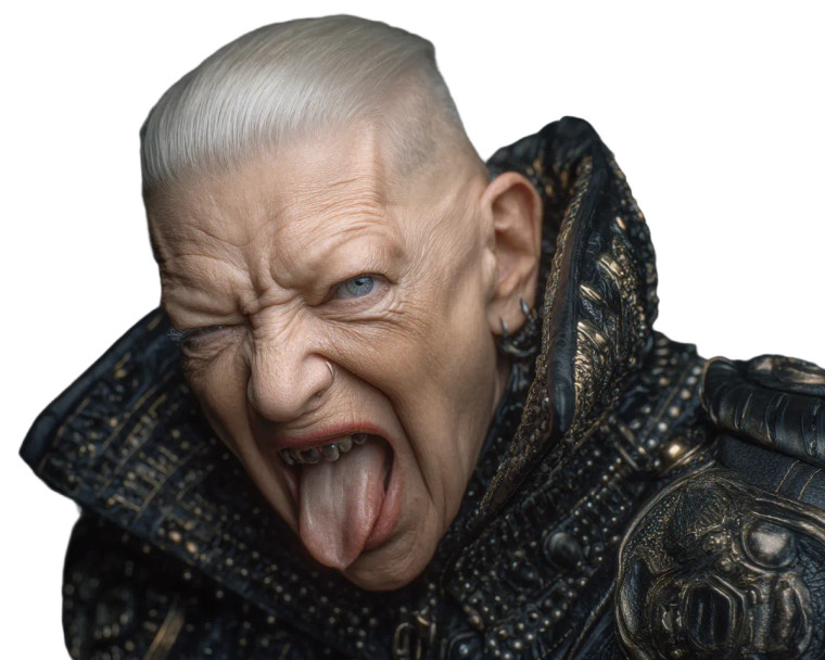 Insane Granny Vinyl Car Decal Sticker – Waterproof & UV-Resistant 8"