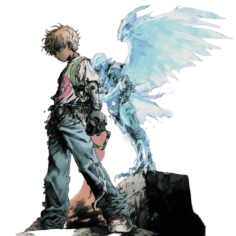 Guardian Angel Boy Vinyl Car Decal Sticker – Waterproof & UV-Resistant 8"
