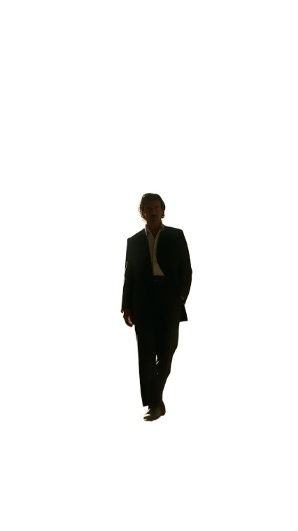 Mysterious Man Silhouette Vinyl Car Decal Sticker – Waterproof & UV-Resistant 8"