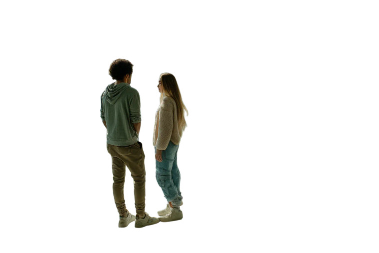 Future Gazing Duo Vinyl Car Decal Sticker – Waterproof & UV-Resistant 8"