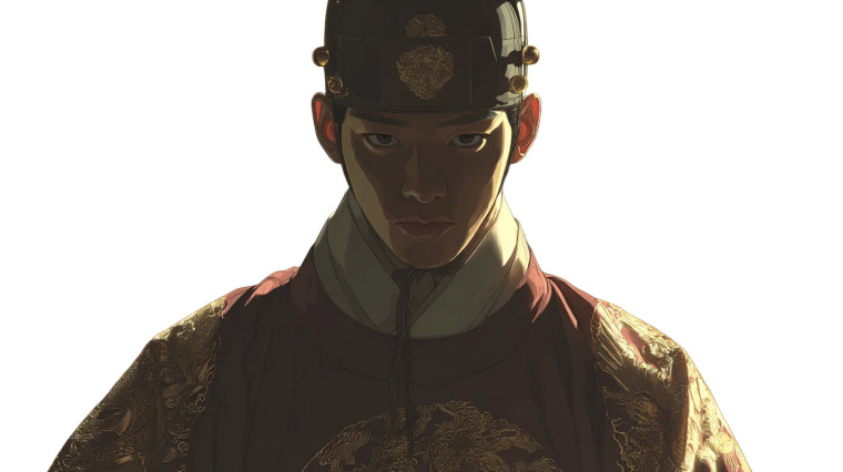 Joseon Dynasty King Vinyl Car Decal Sticker – Waterproof & UV-Resistant 8"