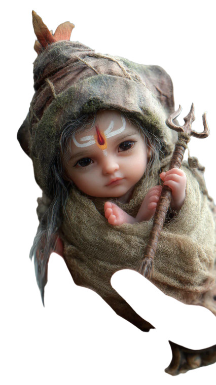 Baby Baal Mahadev Vinyl Car Decal Sticker – Waterproof & UV-Resistant 8"