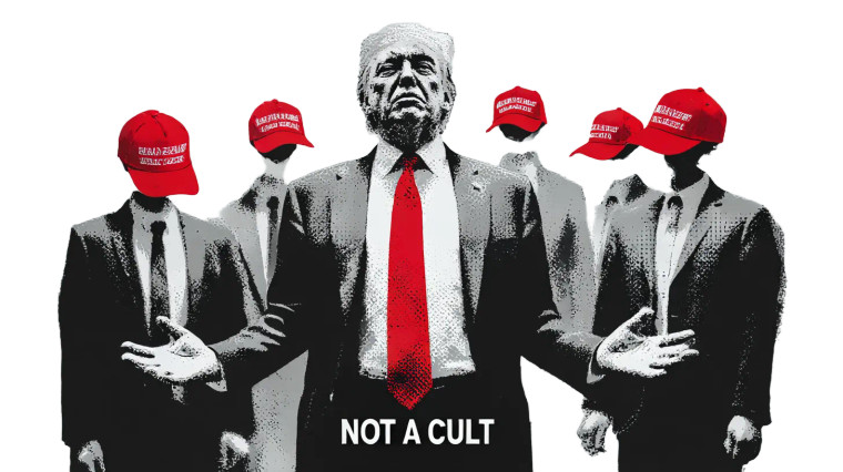 Cult Leader Scene Vinyl Car Decal Sticker – Waterproof & UV-Resistant 8"