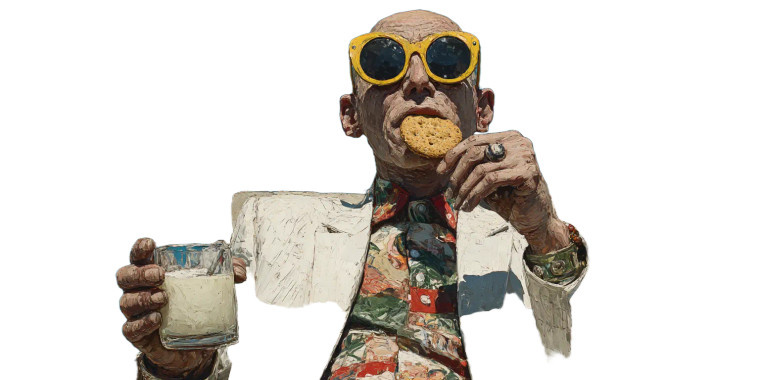 Man With Kefir Vinyl Car Decal Sticker – Waterproof & UV-Resistant 8"