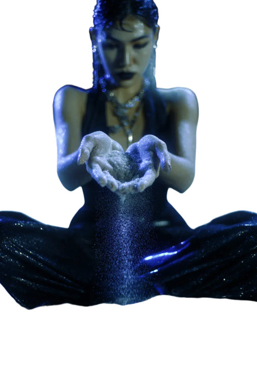 Surreal Fashion Muse Vinyl Car Decal Sticker – Waterproof & UV-Resistant 8"