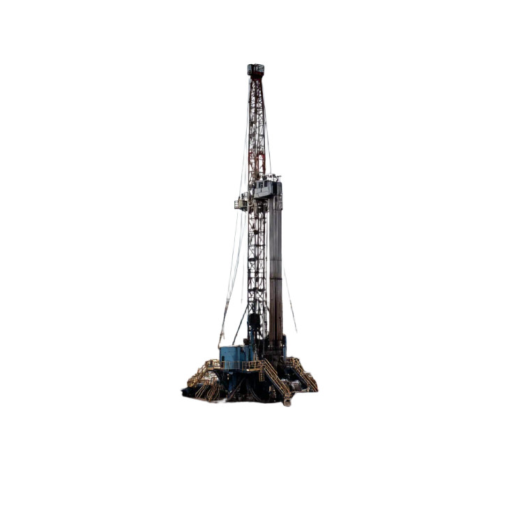 Drill Rig Scene Vinyl Car Decal Sticker – Waterproof & UV-Resistant 8"