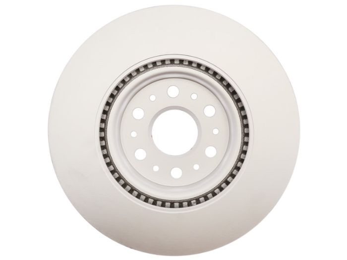 Raybestos Street Performance Brake Rotor | Black Fusion Coating, Optimal Cooling | Vented Design | Fits Buick Enclave, Cadillac XT5,XT6