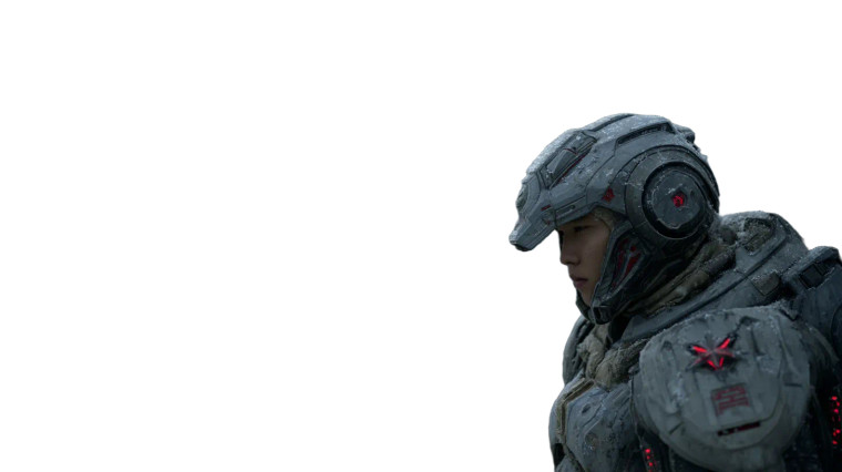 Futuristic Korean Army Vinyl Car Decal Sticker – Waterproof & UV-Resistant 8"