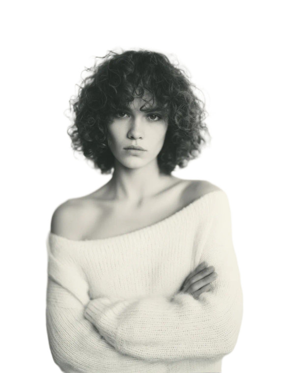 Melancholic Young Woman V6 Vinyl Car Decal Sticker – Waterproof & UV-Resistant 8"