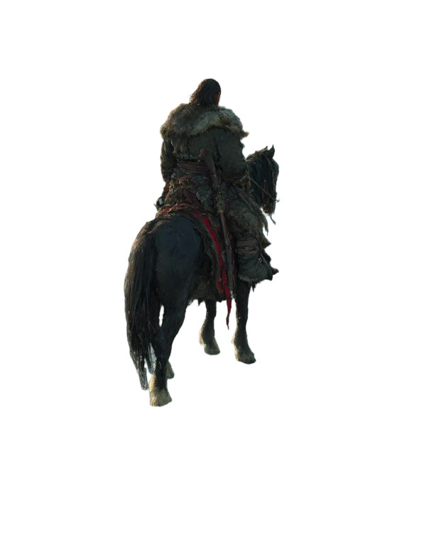 Mongolian Warlord Vinyl Car Decal Sticker – Waterproof & UV-Resistant 8"