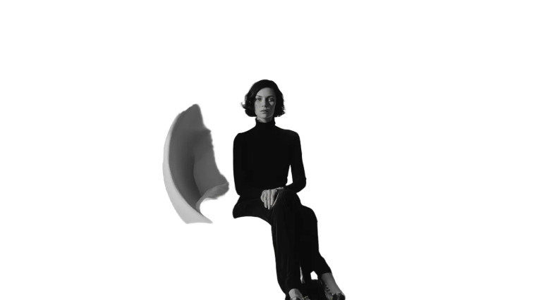 Retro-Futuristic Musician Vinyl Car Decal Sticker – Waterproof & UV-Resistant 8"