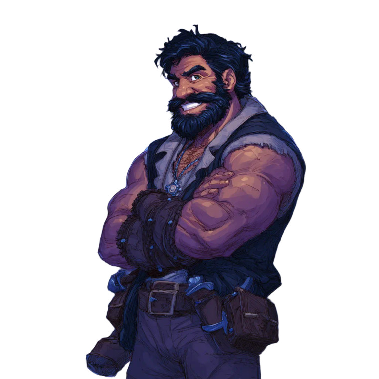 Dwarven Fighter V2 Vinyl Car Decal Sticker – Waterproof & UV-Resistant 8"