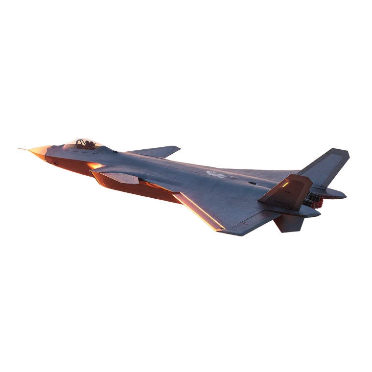 J-20 Airplane Vinyl Car Decal Sticker – Waterproof & UV-Resistant 8"