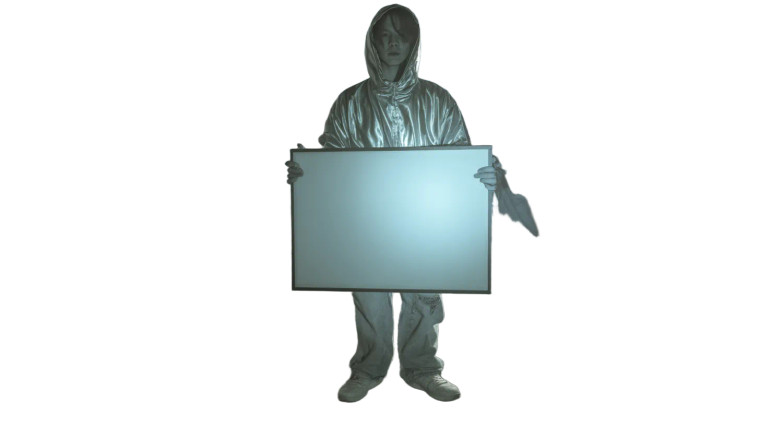 Depressed Protestor V2 Vinyl Car Decal Sticker – Waterproof & UV-Resistant 8"