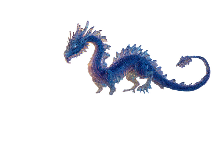 Crystal Dragon Dawn Vinyl Car Decal Sticker – Waterproof & UV-Resistant 8"