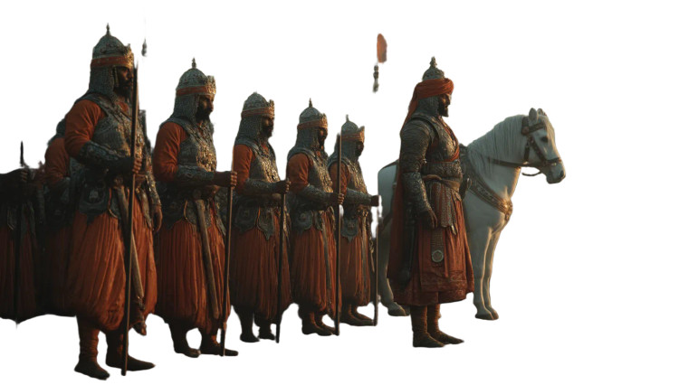 Rajput Army Formation Vinyl Car Decal Sticker – Waterproof & UV-Resistant 8"
