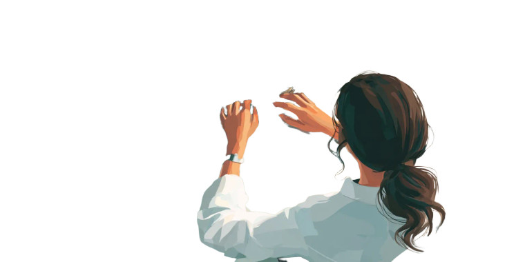 Modern Office Worker Vinyl Car Decal Sticker – Waterproof & UV-Resistant 8"