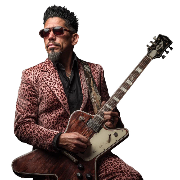 Vintage Rockstar Vinyl Car Decal Sticker – Waterproof & UV-Resistant 8"