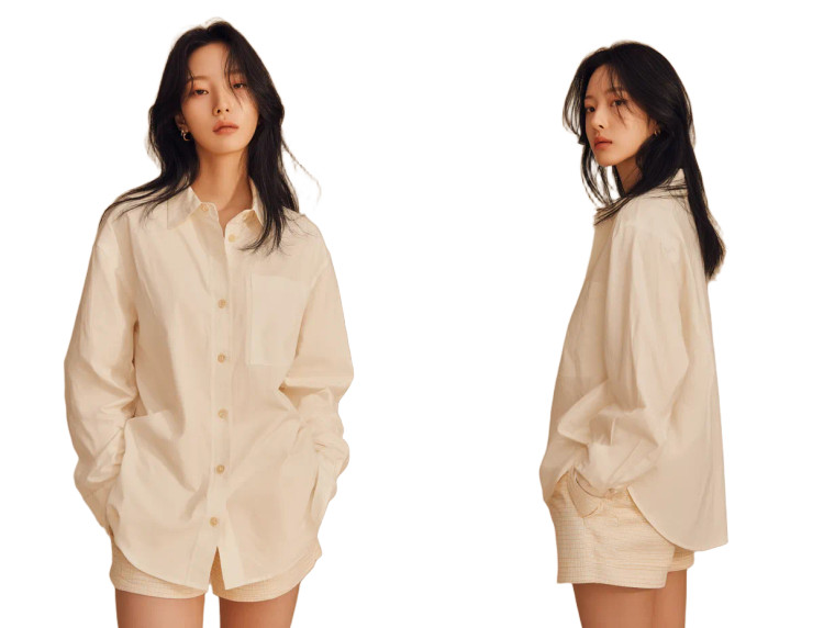 Korean Minimalist Model Vinyl Car Decal Sticker – Waterproof & UV-Resistant 8"