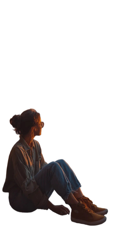 Surprised Girl V2 Vinyl Car Decal Sticker – Waterproof & UV-Resistant 8"