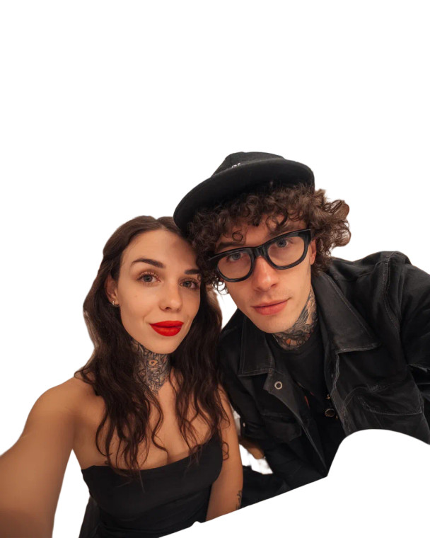 Casual Dinner Selfie Vinyl Car Decal Sticker – Waterproof & UV-Resistant 8"