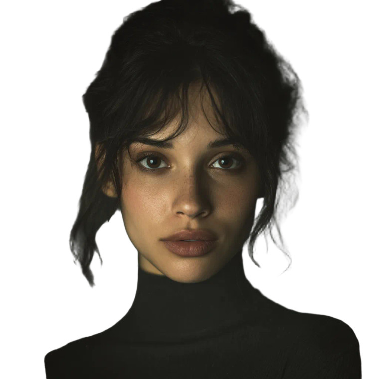 Maya Portrait Vinyl Car Decal Sticker – Waterproof & UV-Resistant 8"