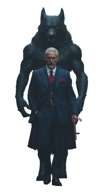 Mafia Boss Guardian V2 Vinyl Car Decal Sticker – Waterproof & UV-Resistant 8"