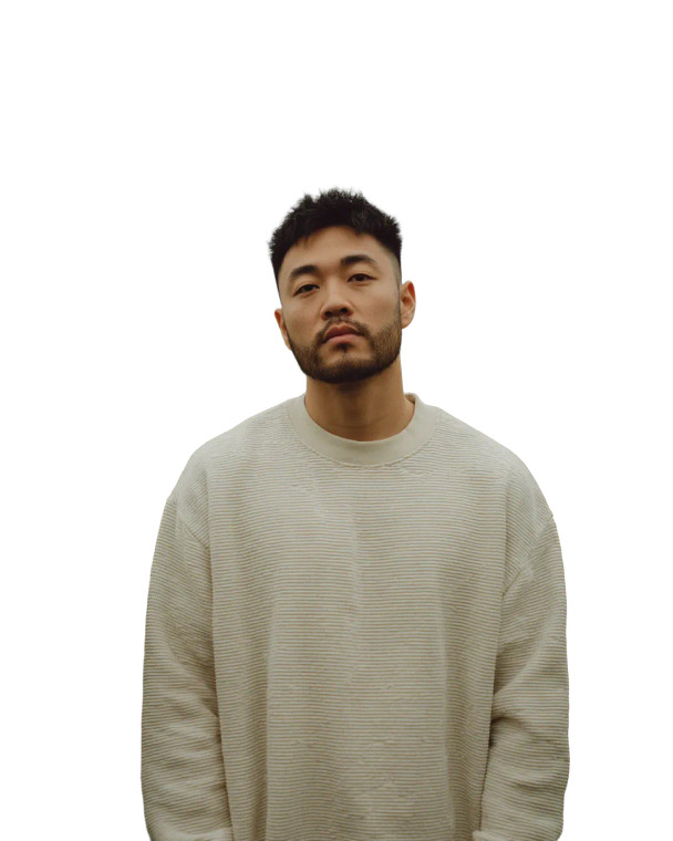 Asian Man In Field Vinyl Car Decal Sticker – Waterproof & UV-Resistant 8"