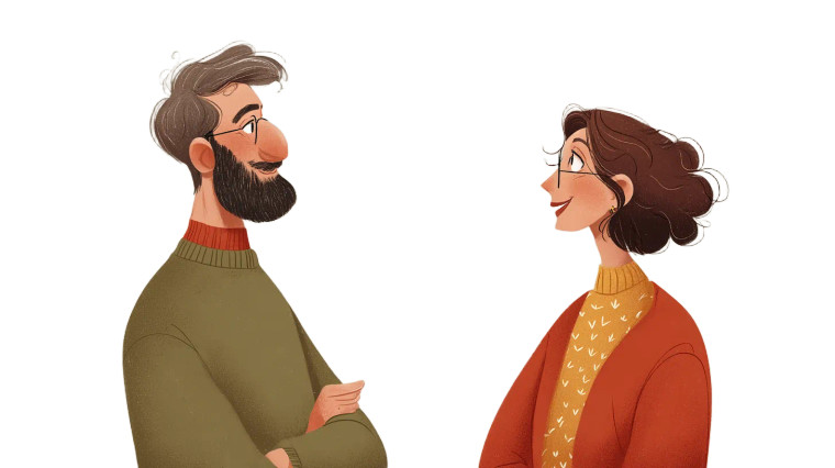 Conversation Vinyl Car Decal Sticker – Waterproof & UV-Resistant 8"